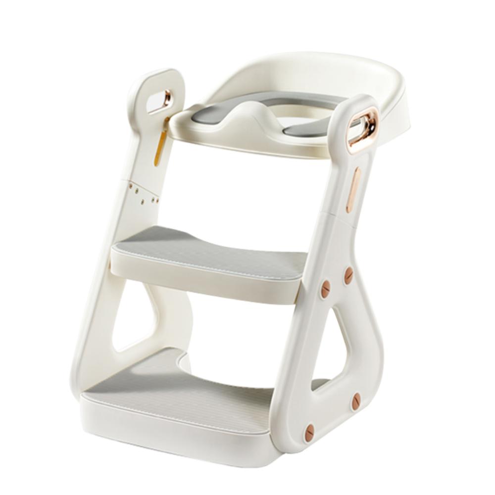 Mini Panda - Little Tots Potty Training Seat With Ladder - White
