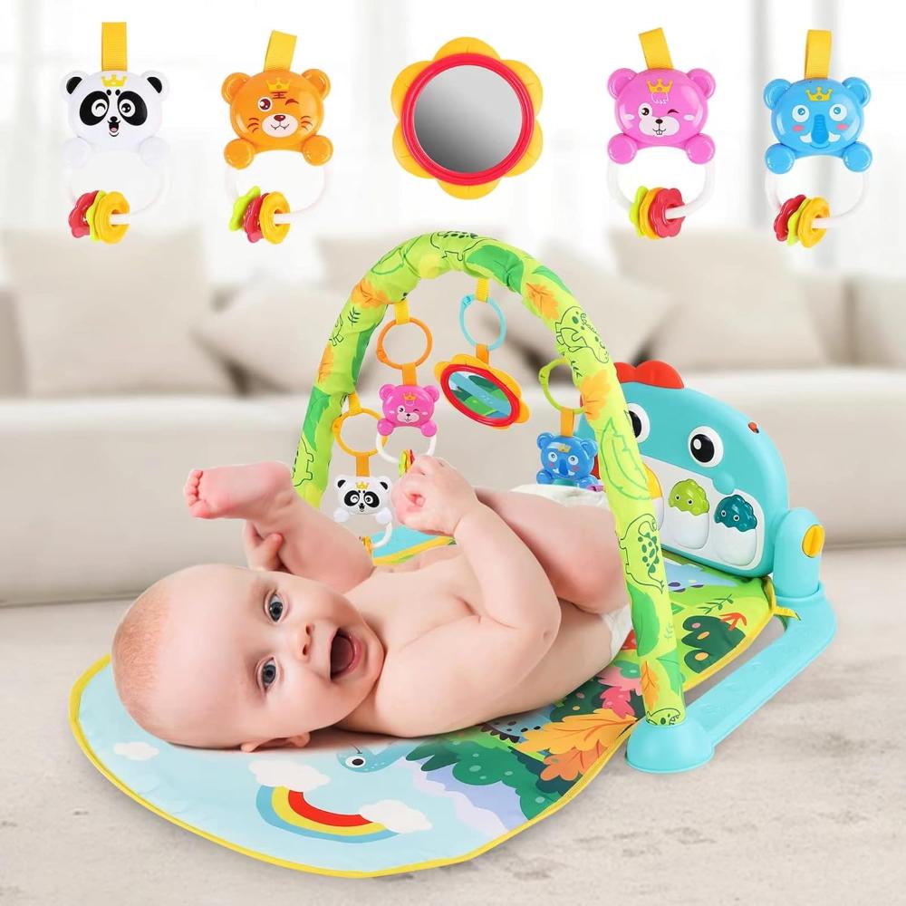 Huanger - Baby Piano Playmat With Music - Blue