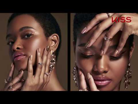 كيس - أظافر اصطناعية - جل فانتاسي - متوسطة - زهري + بريق