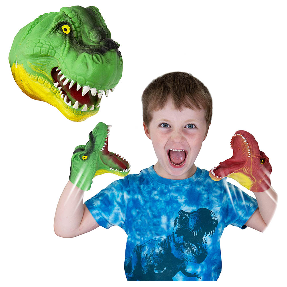 Deluxe Base - Snap Attack T-Rex Puppet - Color May Vary - 1pc