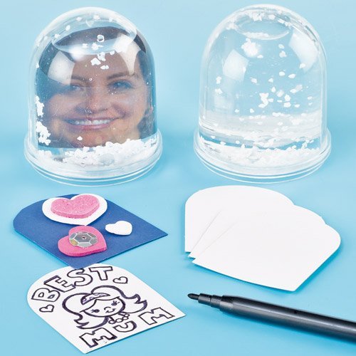 Baker Ross - Design A Snow Globe - Pack of 4