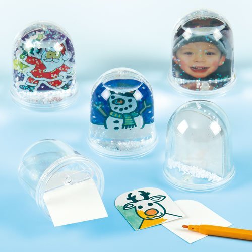 Baker Ross - Design A Snow Globe - Pack of 4