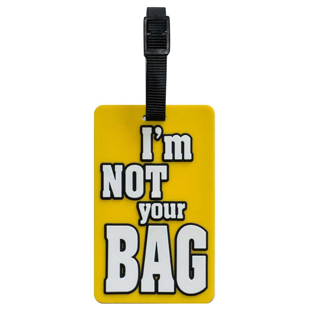 TangoTag - Luggage Tag Im Not Your Bag - Yellow