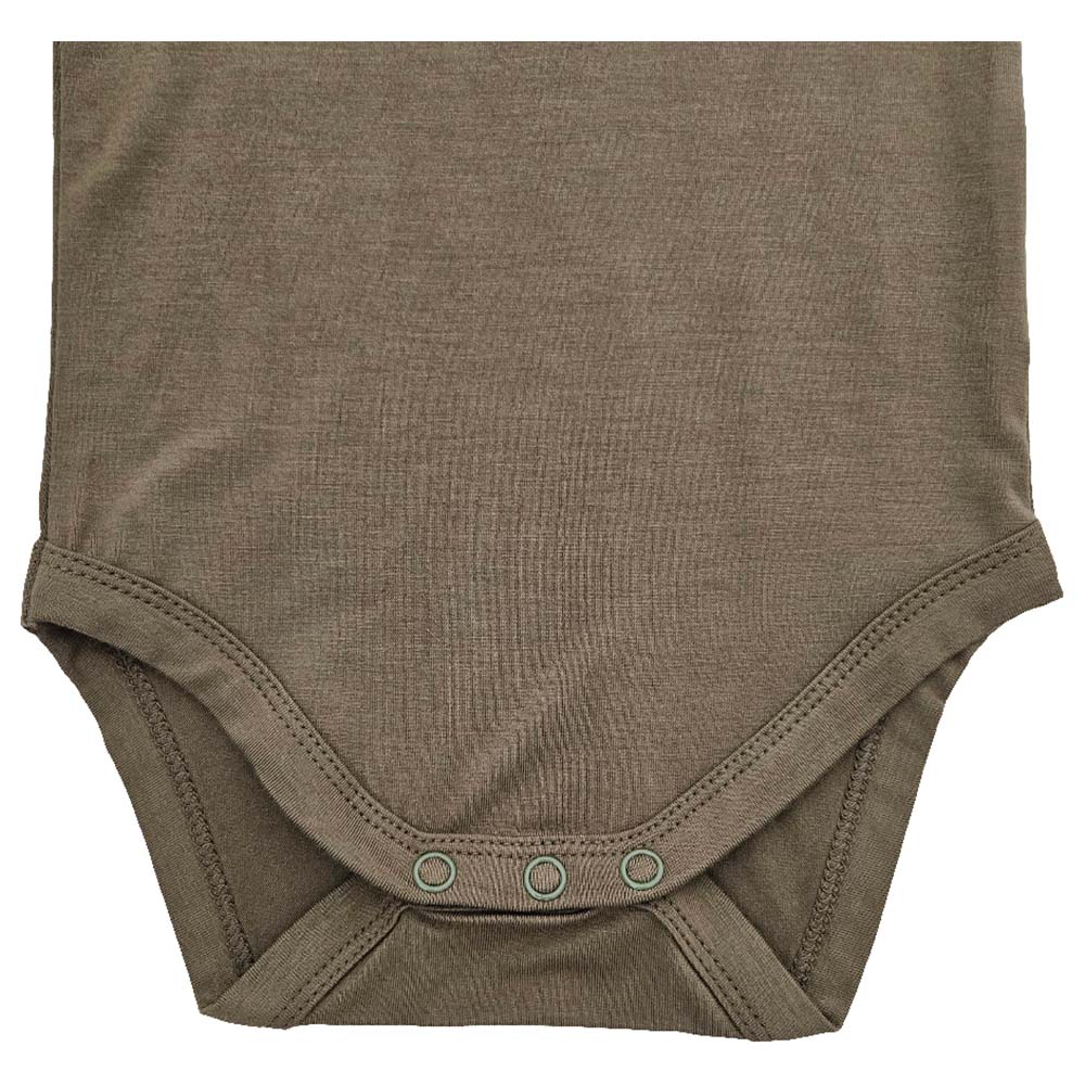 Issy & Lilo - Sleeveless Bamboo Bodysuit - Olive Green