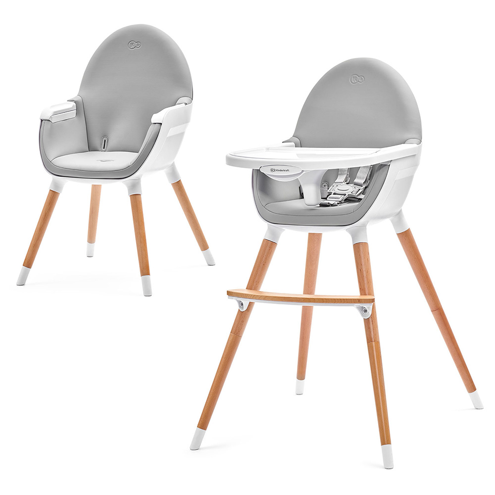 Kinderkraft - Fini High Chair - Grey