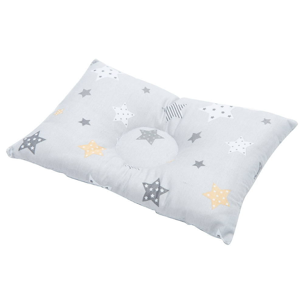 Little Angel Baby Nest Bed With Mosquito Net Newborn Lounger - Star Grey