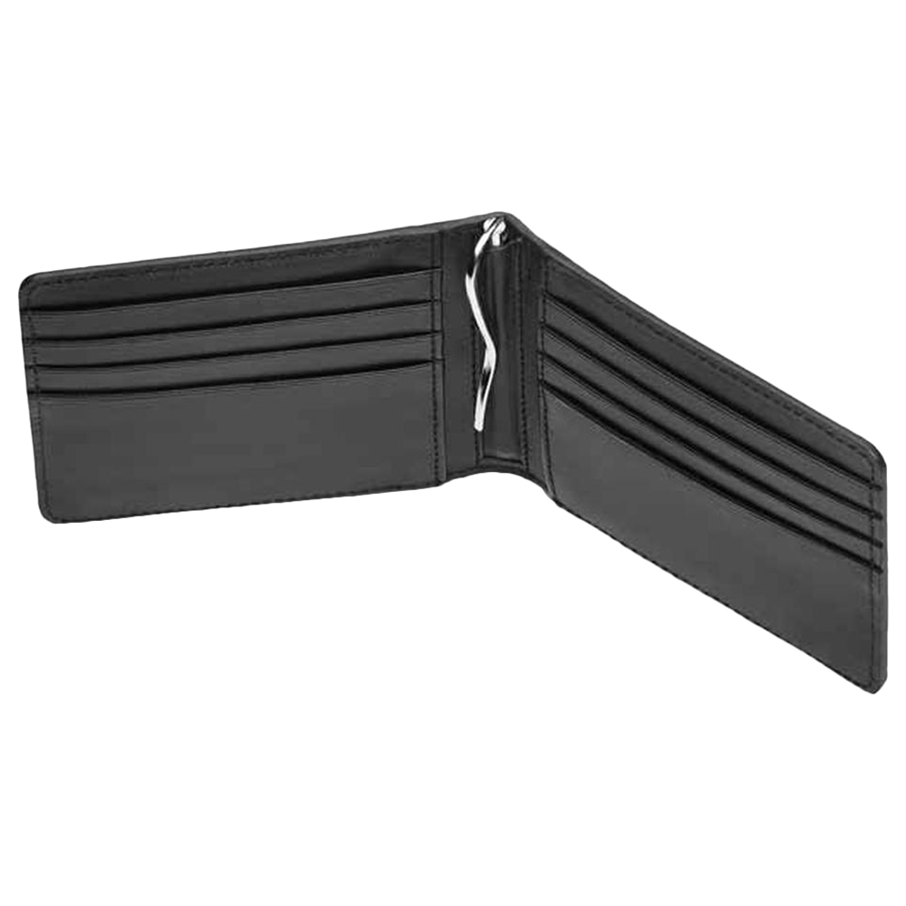 Moleskine - Classic Genuine Leather Clip Wallet - Black