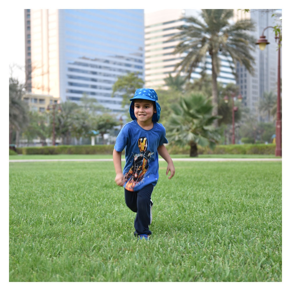 SafeheadBABY - JONA Summer Fun Splash Cap - Blue