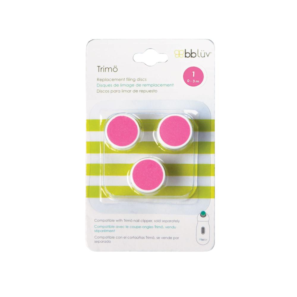 بيبي لوف أقراص إعادة التعبئة لقصاصة الأظافر تريمو زهري عدد 3