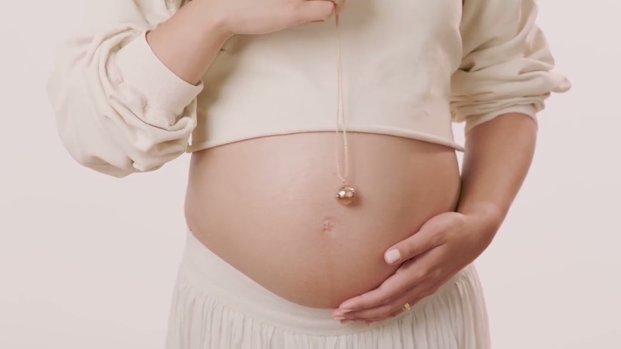 Ilado - Maternity Necklace - Moon - Silver On Chain