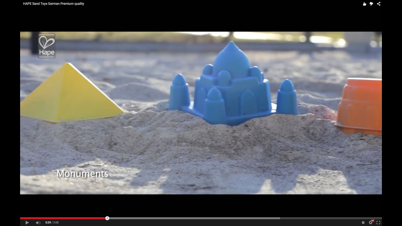 هيب- لعبة الشاطئ والماء تاج محل- أحمر