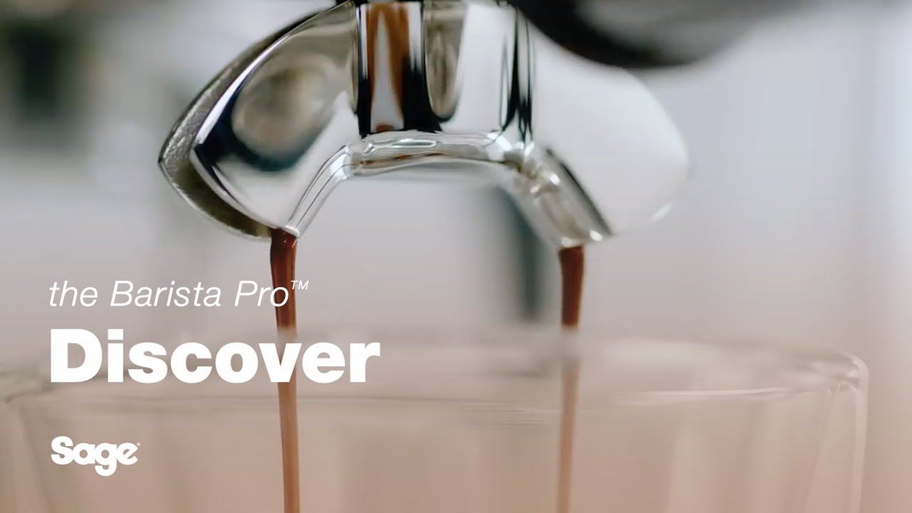 Sage - The Barista Pro Coffee Machine - Black Truffle