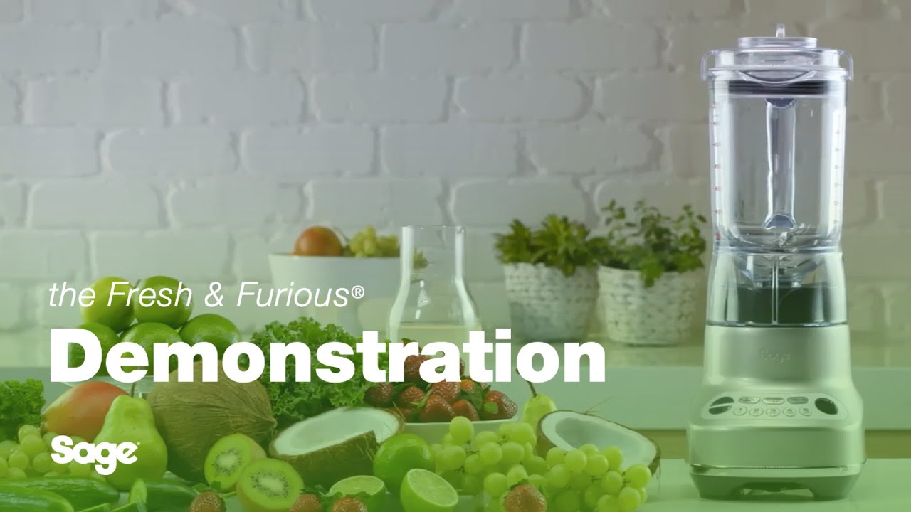 Sage - The Fresh & Furious Blender 1200-1300W - Silver