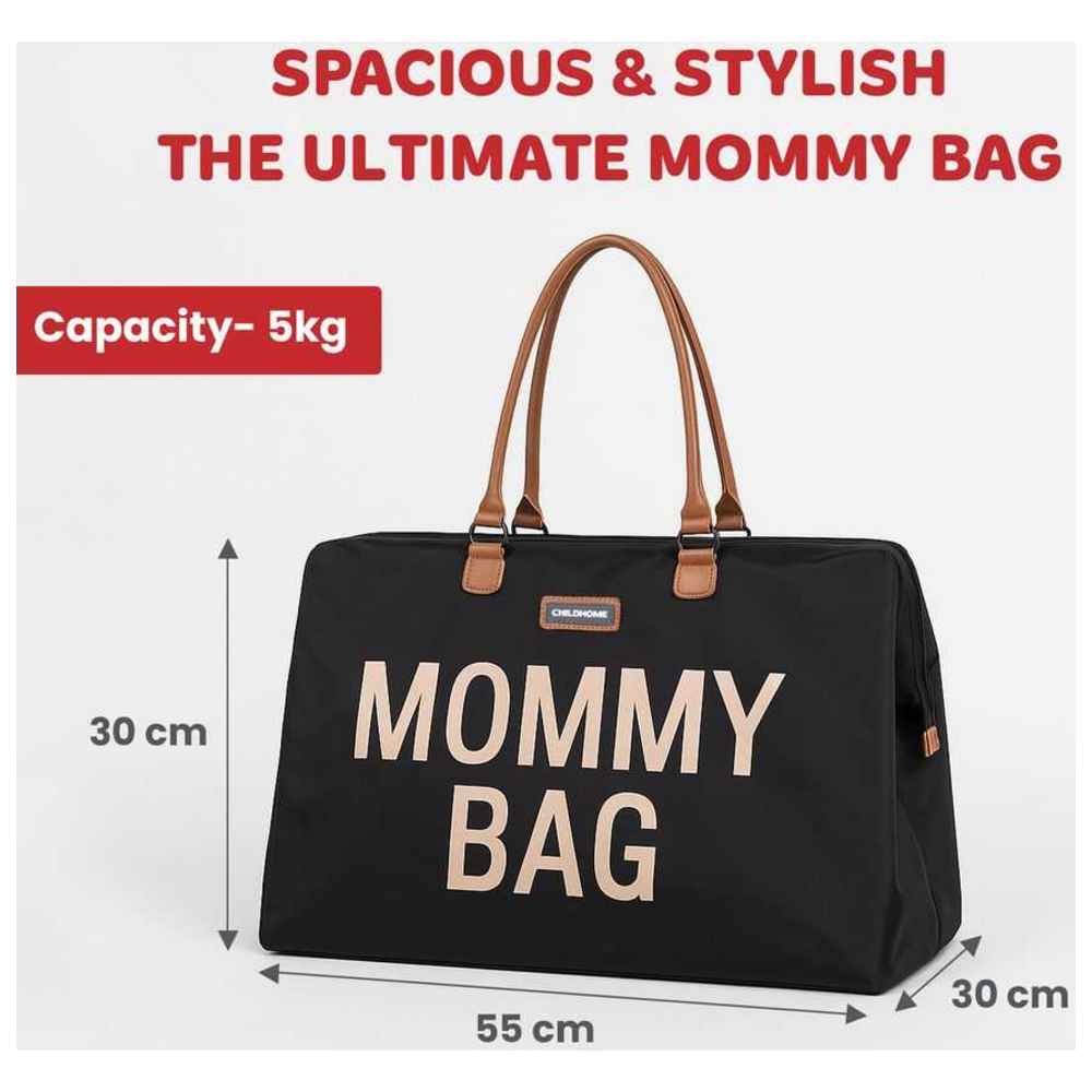 Childhome - Mommy Diaper Bag - Black