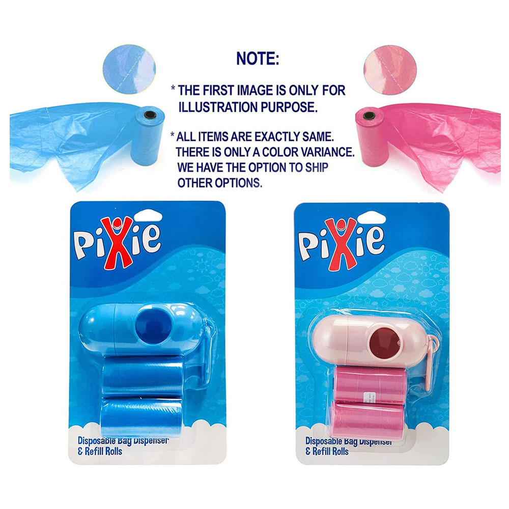 Pixie Disposable Dispenser Bag & Refill (Pink)