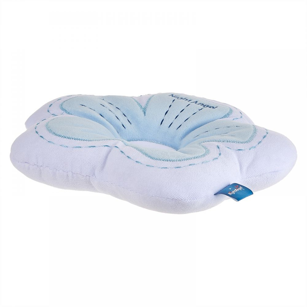 Night Angel - Cloud Baby Pillow - Newborn Head Shape & Neck Care - Blue