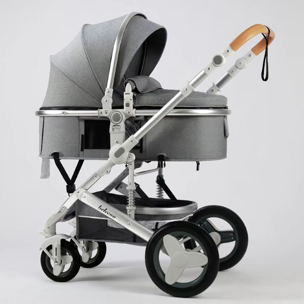 Belecoo 5 3-in-1 Lite Stroller - Grey