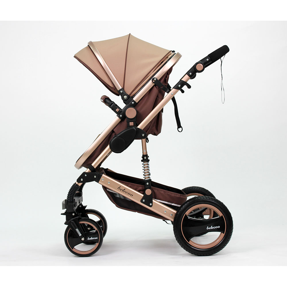 Belecoo 6 Khaki - Classic 3 in 1 Pram