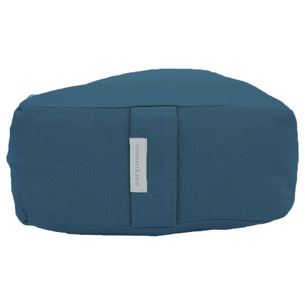 Rumi Earth - Yoga Cotton Bolster Rectangular - Indigo