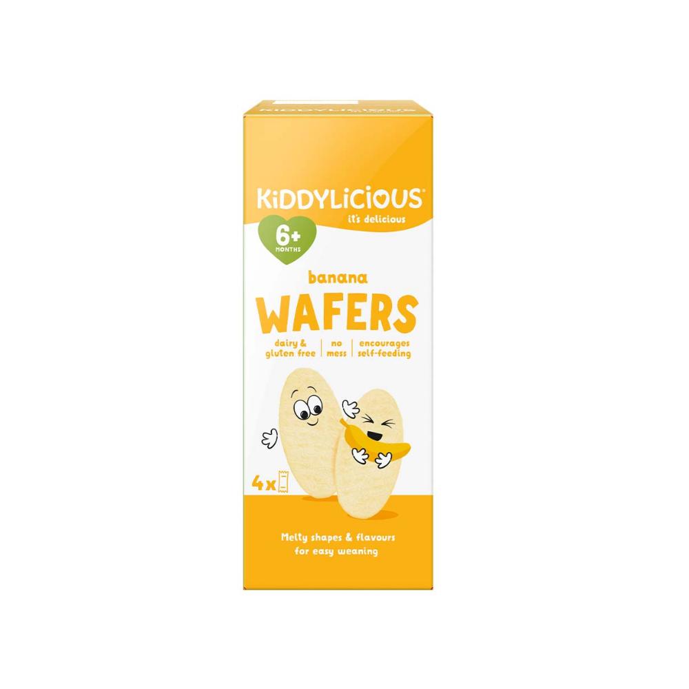 Kiddylicious - Mini Wafers Banana - 16g