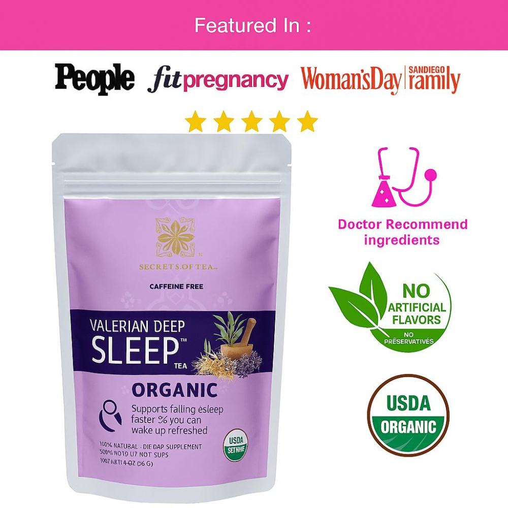 Secrets Of Tea - Valerian Sleep Tea - 40G