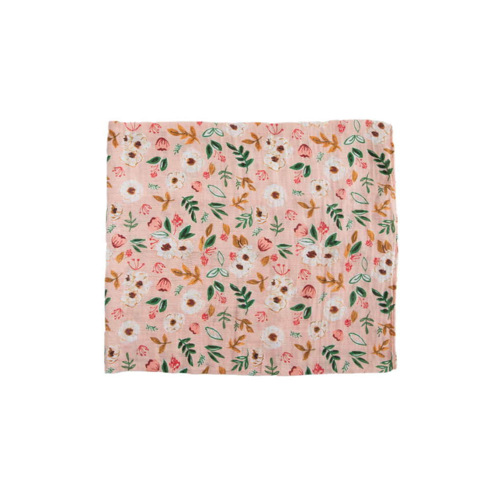 ليتل يونيكورن قماط من قماش الشاش زهور عدد 3