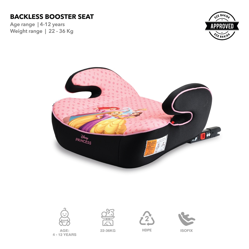 Disney - Princess Kids Booster Seat - Pink