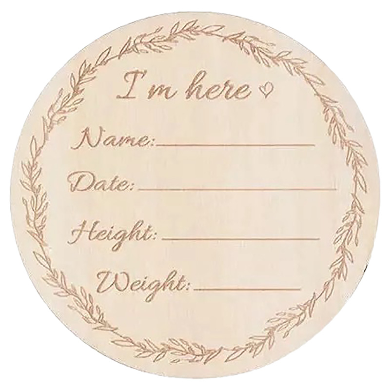 Desert Chomps - Baby Wooden Milestones Cards