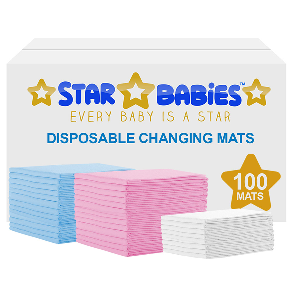 Star Babies Disposable Changing mats (45x60cm) Large - 100 pcs