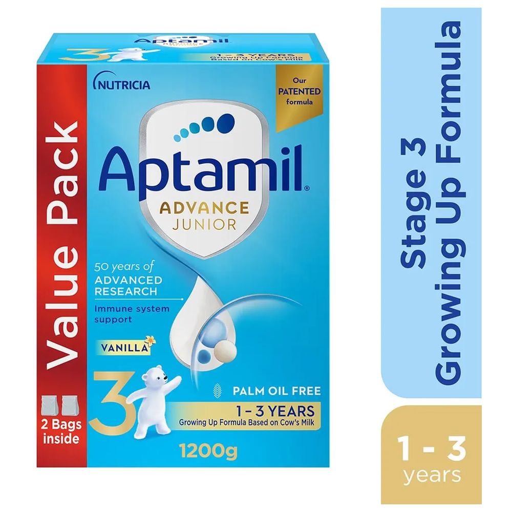  أبتاميل - حليب أطفال أدفانس جونيور 3 خال من زيت النخيل - 1.2 كلغ - عدد 3