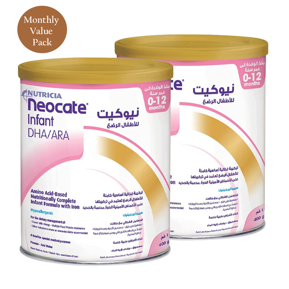 Neocate - Infant DHA/ARA Formula - 800g - Pack of 2