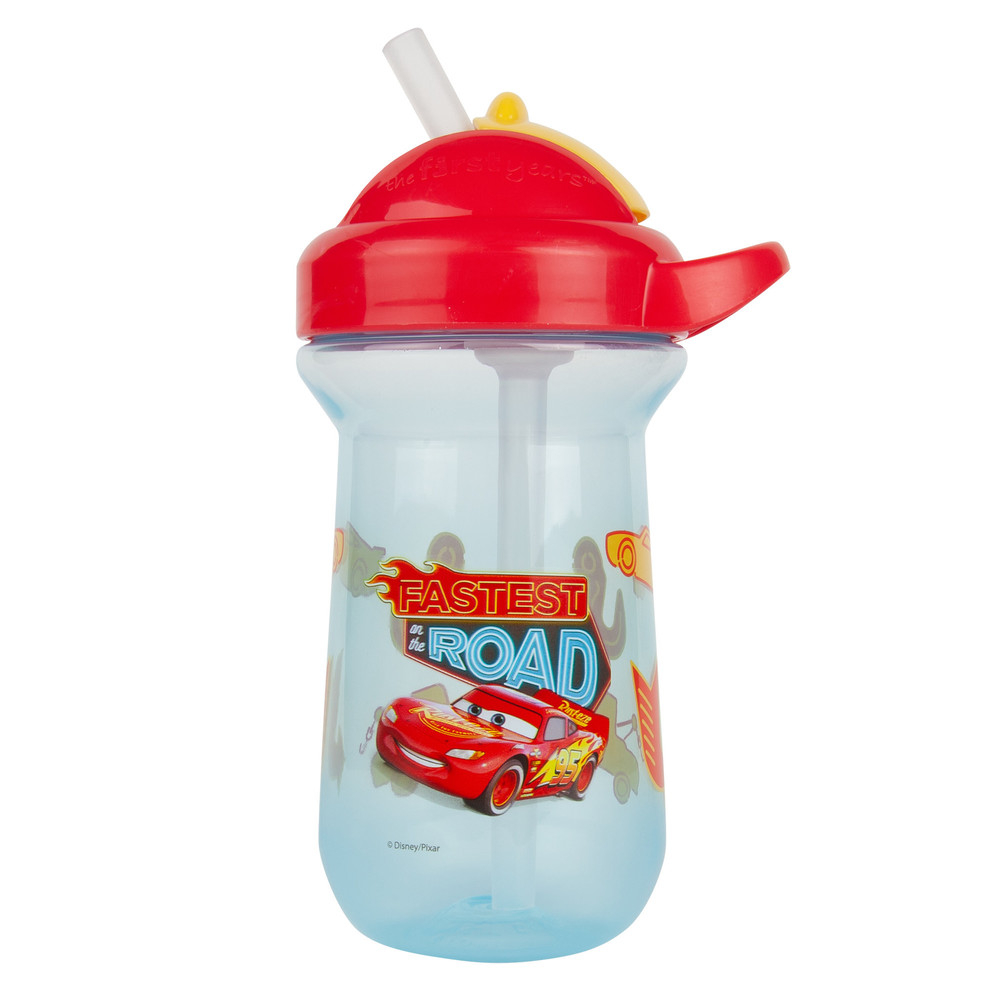 The First Years - Cars Flip Top Straw Cup - 295ml