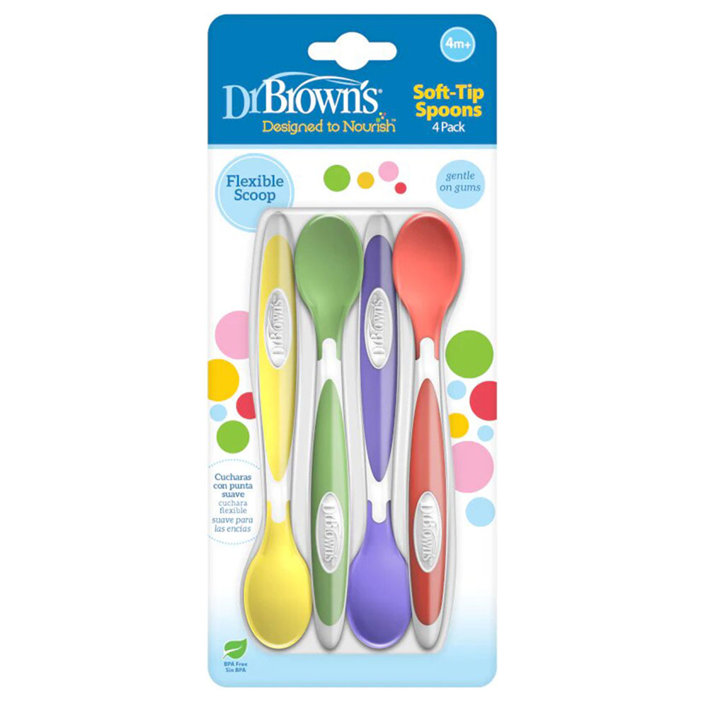 Dr. Brown's - Soft-Tip Spoon, Pack of 4